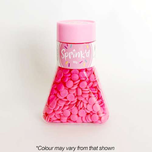 Sprink'd Sprinkles - Sequins - Bright Pink - Click Image to Close